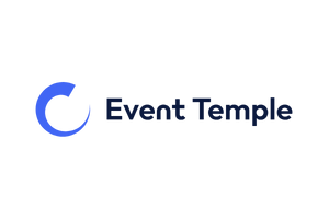 Schwarz-weiß Logo Event Temple
