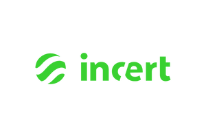 Schwarz-weiß Logo Incert