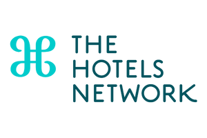 Schwarz-weiß Logo The Hotels Network