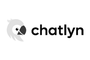 Schwarz-weiß Logo Chatlyn